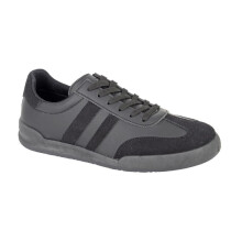(UK Size 12, Black ) DEK KITE T769 Men's Classic Lifestyle Smart Everyday Casual Sneakers Trainers