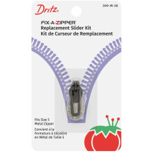 Dritz 309-M-38 Κιτ Αντικατάστασης Slider για Μεταλλικό Φερμουάρ 5, Αντίκες Χρυσό