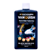 (100ml) Vanquish Black Pond Dye Water Colour Greenwater Treatment Algae Blanketweed Control
