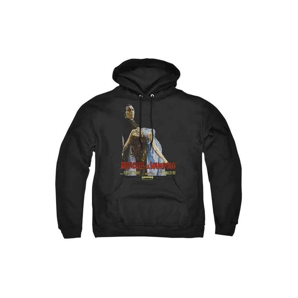 Trevco Sportswear HHOH10029-AFTH-6 Hammer House of Horror Vampiro Lady Adult Pullover Hoodie, Black - 3X-image-OPC-PGCTY75-NEW