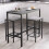 Vida Designs (Concrete Grey) Roslyn 2 Seater Home Dining Bar & Stool Table Set 5