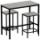 Vida Designs (Grey) Roslyn 2 Seater Home Dining Bar & Stool Table Set 8