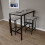 Vida Designs (Grey) Roslyn 2 Seater Home Dining Bar & Stool Table Set 5