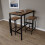 Vida Designs (Dark Wood) Roslyn 2 Seater Home Dining Bar & Stool Table Set 6