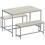 Vida Designs (Oak) Roslyn 4 Seat Home Dining Table & Stool Bench Set 8