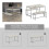 Vida Designs (Oak) Roslyn 4 Seat Home Dining Table & Stool Bench Set 3