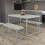 Vida Designs (Oak) Roslyn 4 Seat Home Dining Table & Stool Bench Set 4