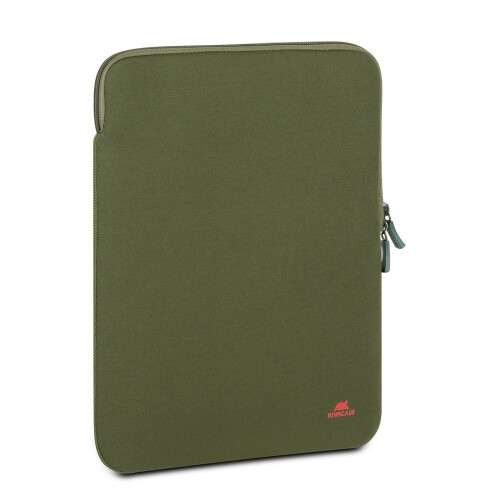 Capa para MacBook Air/Pro 13 polegadas - RIVACASE - Caqui - Neoprene - Vertical - Ultra-leve
