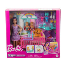Barbie Skipper Baby Sitters Inc. Doll & Nursery Playset with Accessories