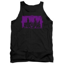Trevco Sportswear WB280-TK-1 Fantastic Beasts 2 Hogwarts Silhouette Adult Tank Top, Black - Small