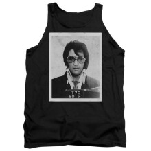 Trevco Sportswear ELV778B-TK-5 Elvis Presley Framed Adult Tank Top, Black - 2X