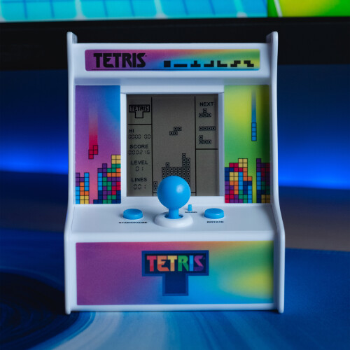 Tetris Desktop Arcade Game. Retro Inspired Mini Arcade Game. Battery Powered. 1
