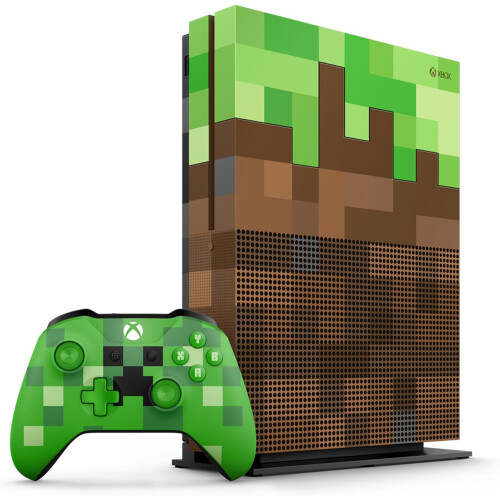 Refurbished Microsoft Xbox One S Minecraft Limited Edition Console 2
