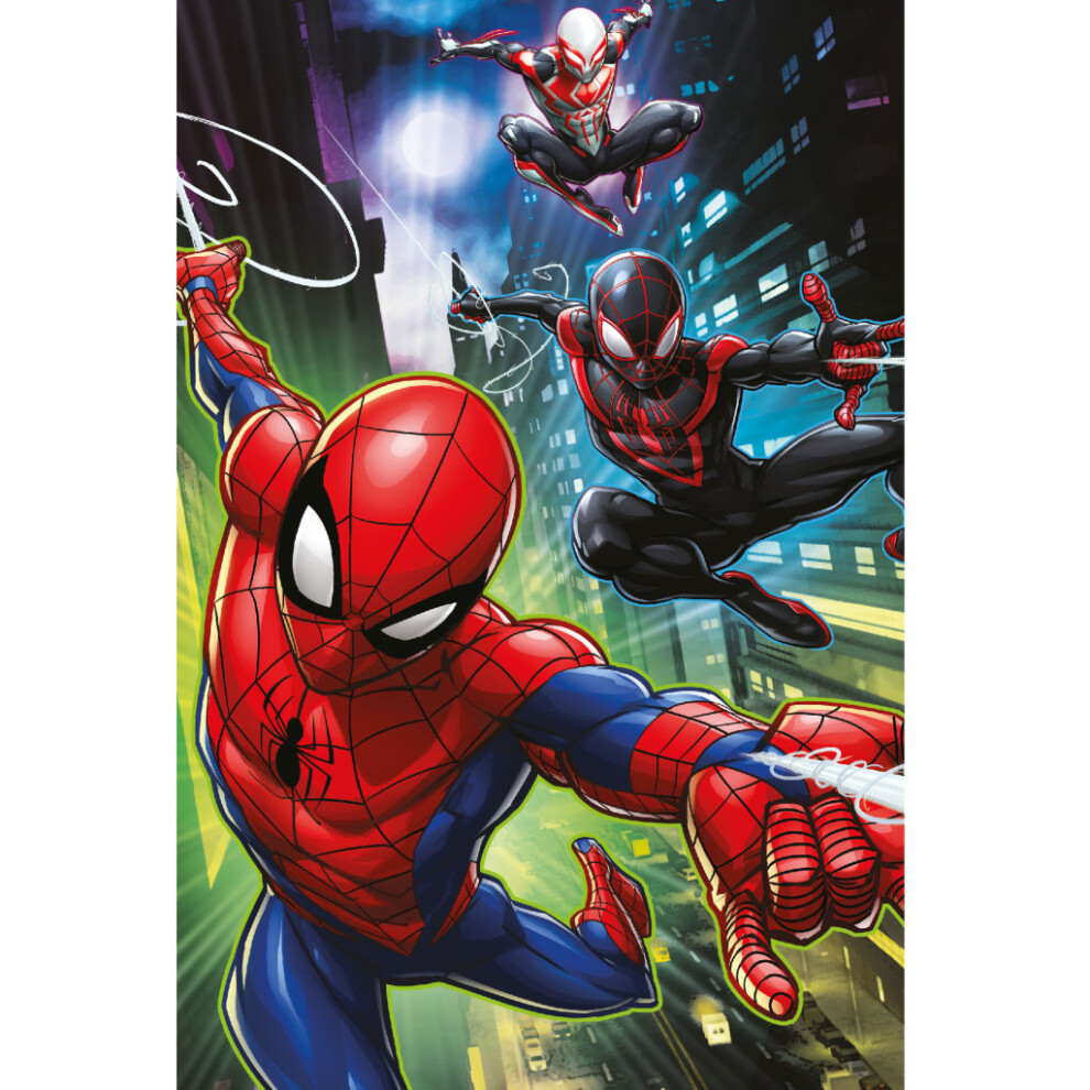 Spiderman Marvel Spider-Man Fleece Blanket 100 X 150 Cm Large. Throw. Multicoloured