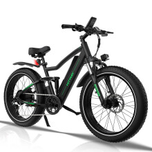(B) HITWAY Electric Bike 26 * 4.0 Electric Bicycle Commute E-bikes 55-80km