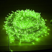(green, 10M 100LED-EU Plug) 10-30M Led Fairy String Lights Christmas Tree Decorations Indoor Xmas for Garden Outdoor Waterproof Party Festoon