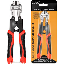 Zuvo Heavy Duty 8 inches Bolt Cutter Professional Cable Wire Cutter for Padlocks, Chains