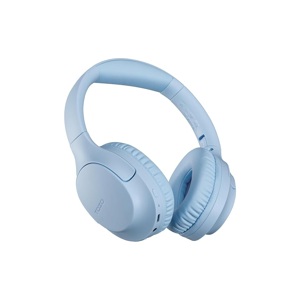 Tozo Ha1 Tooth Headphones Over Ear With Powerful Bass, Wireless Headphones With 70H Playtime And A Foldable Design (Blue) Blue 321456789425