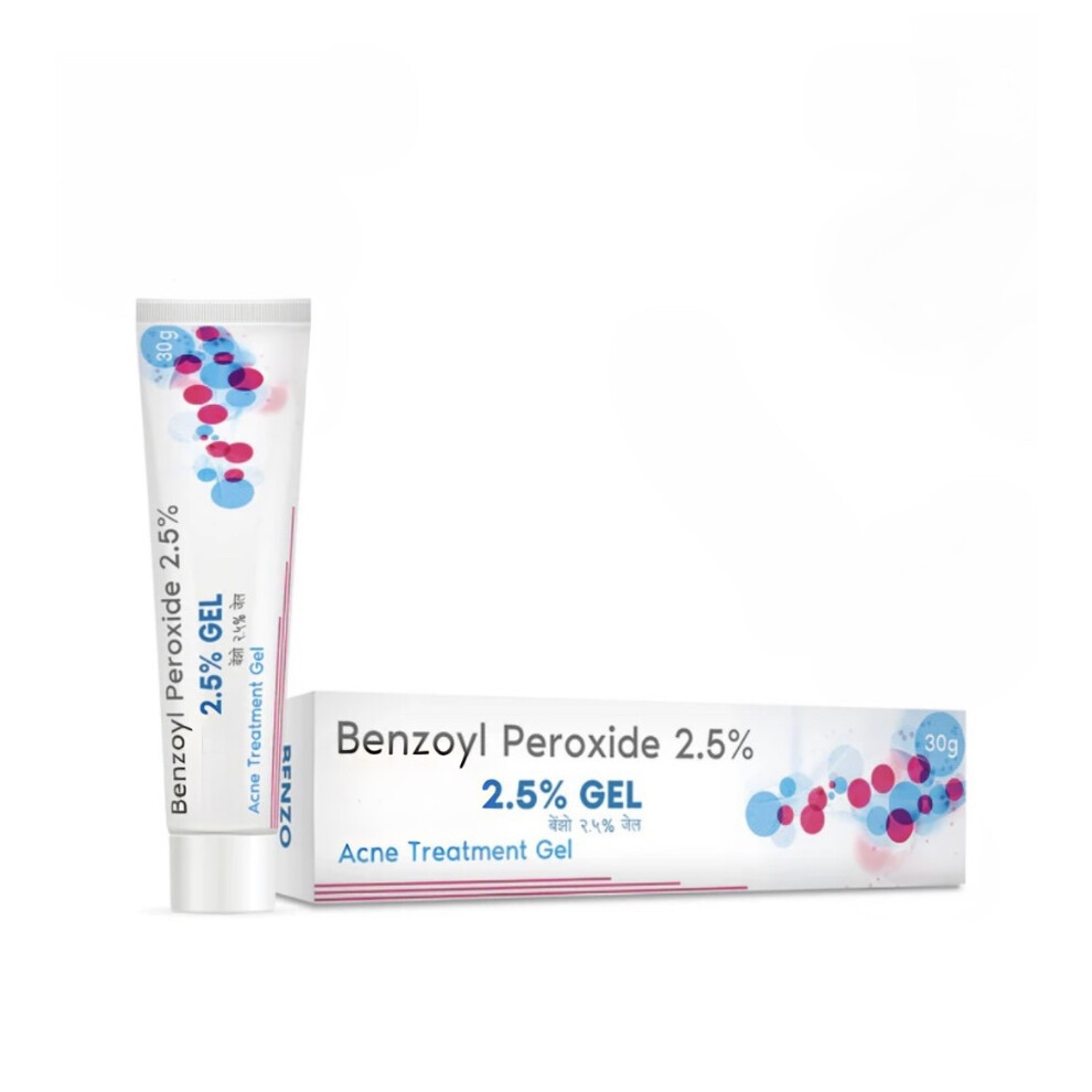 Face Gel For Acne & Spot Treatment With 2.5% Benzoyl Peroxide 30g