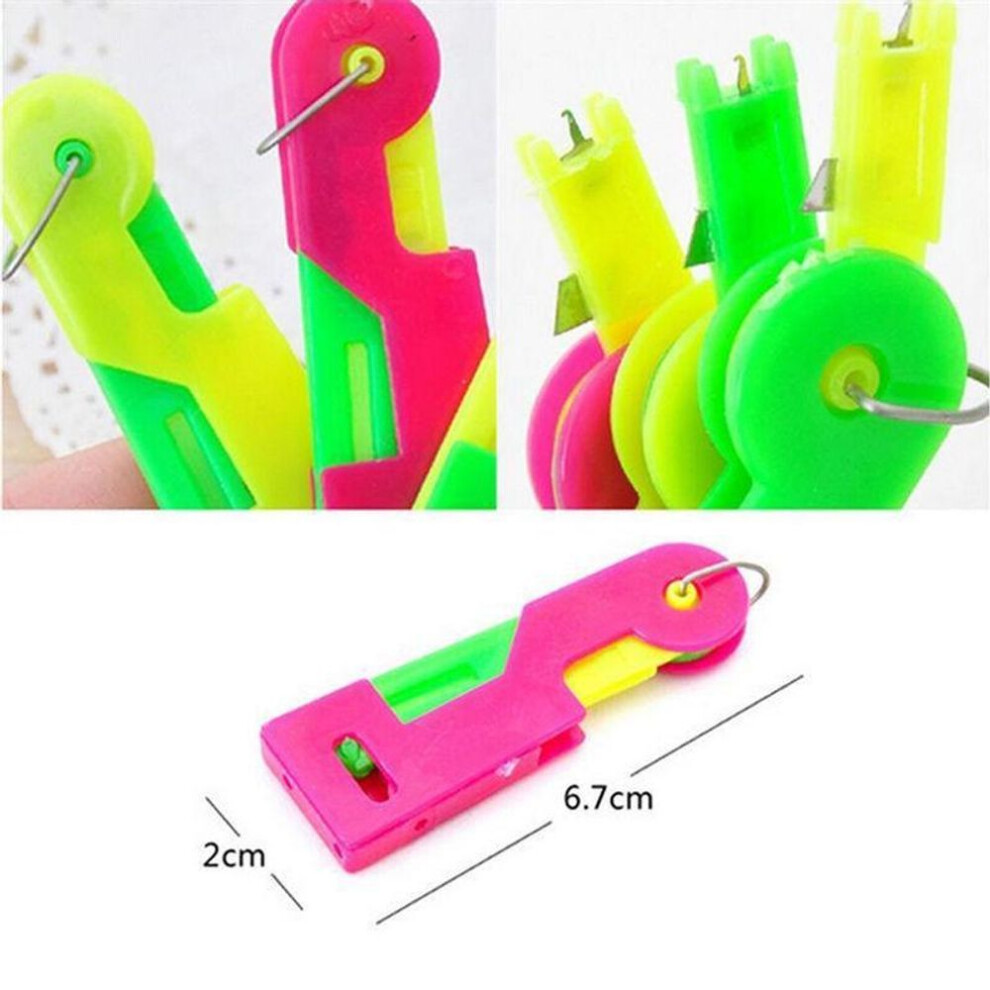 Automatic Needle Threader Thread Helpful Elderly Guide Easy Use Sewing Tool