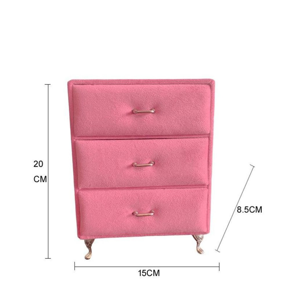(pink, 20*15*8.5cm) 1/6 Sofa Girls and Women JEWELLERY Box, Bedroom Decor Storage Case,Box Organizer, 12 Inch Dolls Action Figures, Sofa for Two People