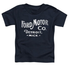 Trevco Sportswear FORD149-TT-3 Ford Motor Co Toddler Short Sleeve T-Shirt, Navy - Large 4T