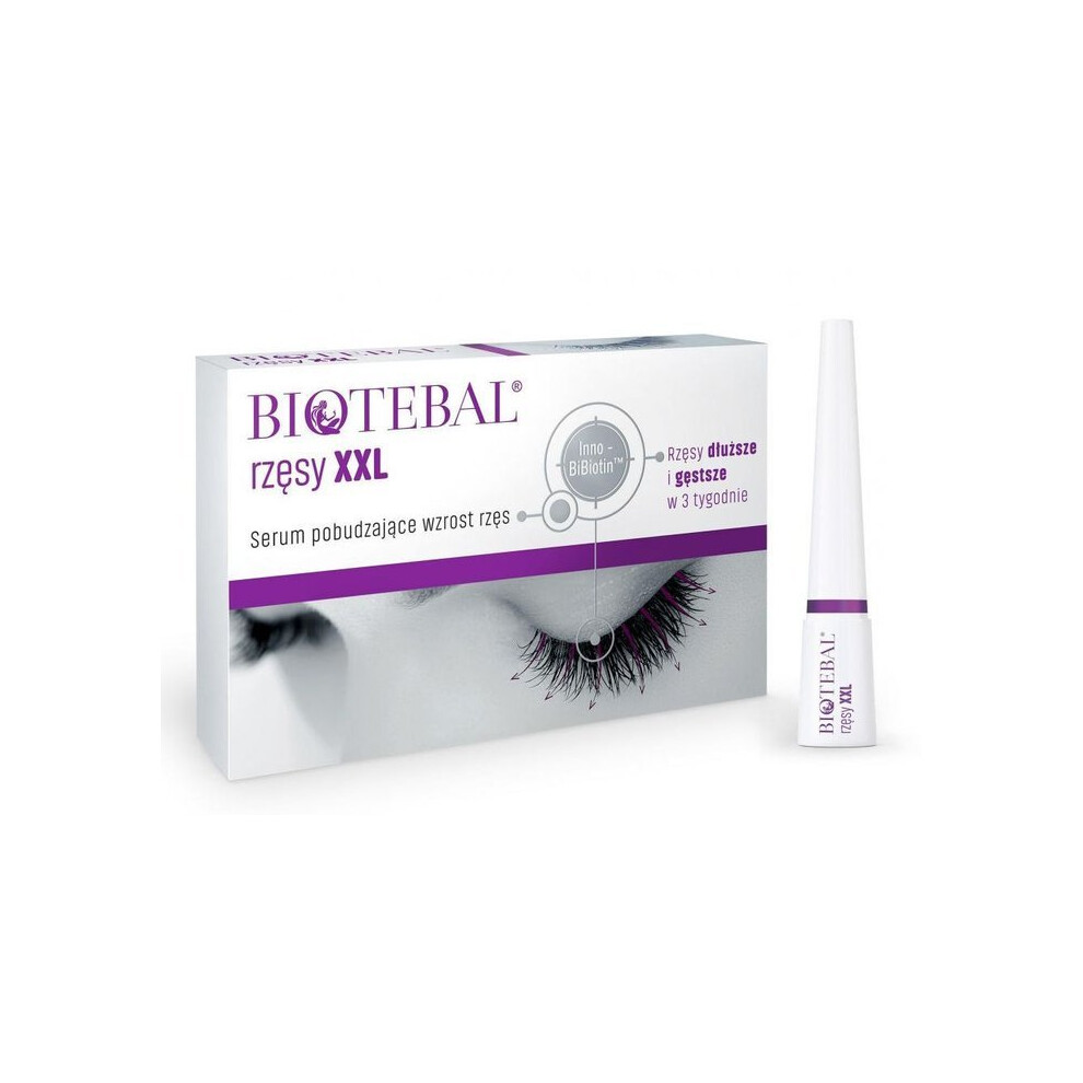Polpharma S.a. Biotebal Xxl 3Ml Eyelash Eyebrow Stimulating Growth Serum