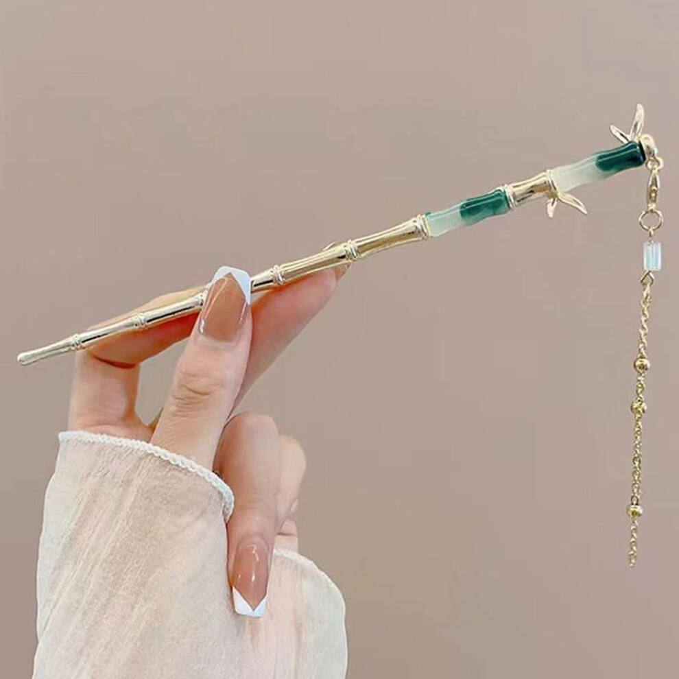 (A6) Classic Chinese Hair Stick Pins For Women Butterfly Flower Star Fresh Handmade Hairpins Charm Jewelry Accessories Hair Ornaments