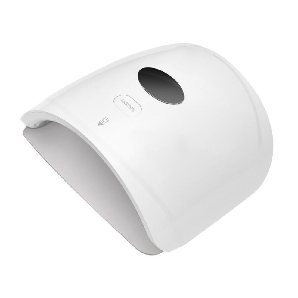 (white) S60 Portable Usb Rechargeable Wireless Nail Phototherapy Lamp 5v