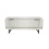 Burlington Ivory Boucle Sofa Bed - Modern Style, Matte Black Finish 4