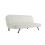 Burlington Ivory Boucle Sofa Bed - Modern Style, Matte Black Finish 2
