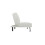 Burlington Ivory Boucle Sofa Bed - Modern Style, Matte Black Finish 3