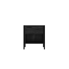Hoxton Black Cabinet & Freyja Chair -Sleek, Modern, Comfortable Luxury