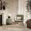 Lara Sage Velvet Pouffe - Small Multiuse Design, Matte Black Base 3