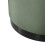 Lara Sage Velvet Pouffe - Large Multiuse Design, Matte Black Base 2