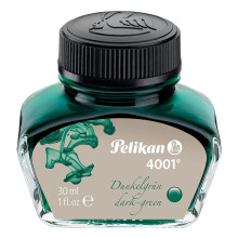 Encre en bouteille Pelikan 4001 pour stylos     plume vert fonc    30 ml 1 pi   ce (300056)