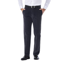 Haggar heren Stretch corduroy Uitbreidbare taille klassieke pasvorm Plat voorpand c