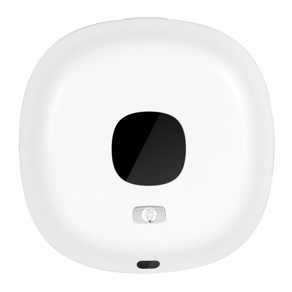 (pearl white) "wall-mounted No-punch Automatic Foam Soap Dispenser With Phone Holder For Bathrooms - Child-friendly Infrared Sensor