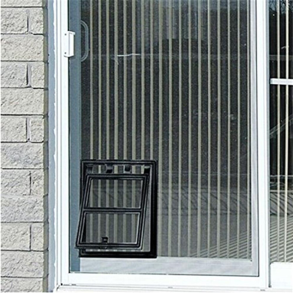 (white, S: 24x29cm) Pet Screen Window Door: Cat & Dog Entry With Anti-mosquito Feature