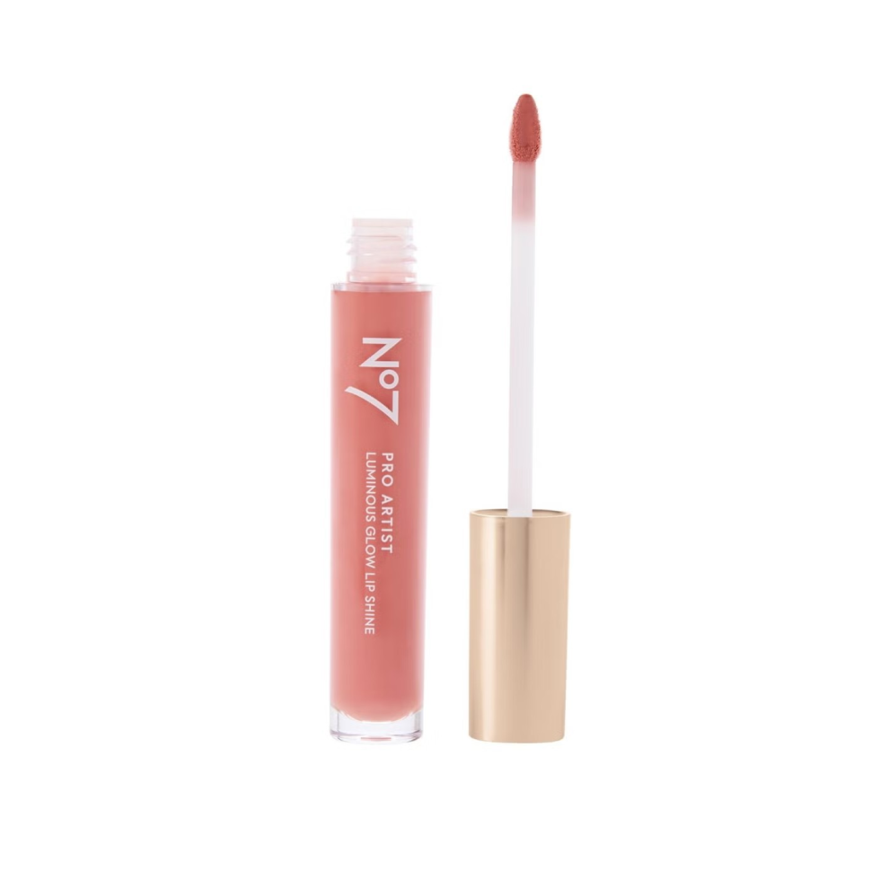 No7 Pro Artist Luminous Glow Lip Shine Rose Couture