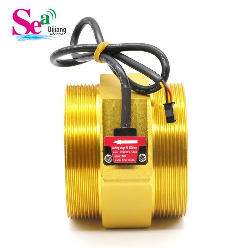 3-inch Dn80 Water Flow Sensor Turbine For Farmland Irrigation And Water Treatment