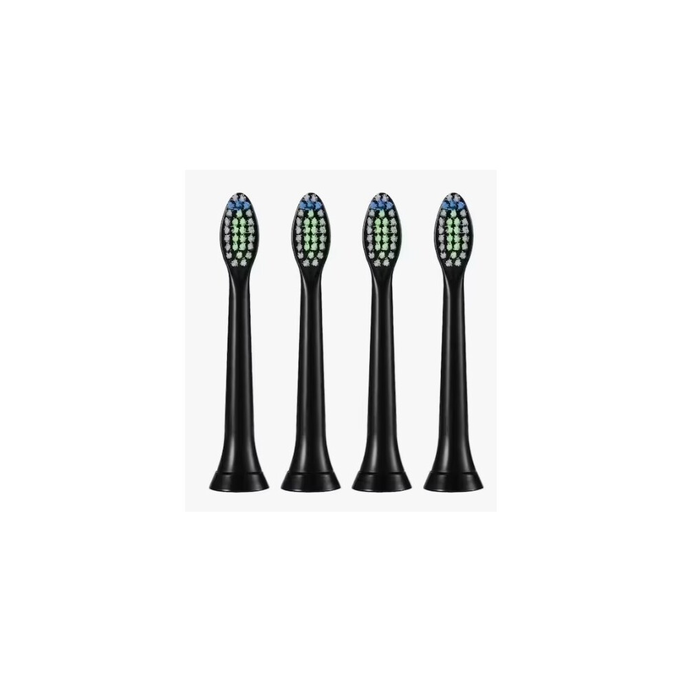 4 Testine Nere Compatibili Con Lo Spazzolino Philips-Sonicare