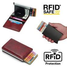 PopUp Smart Card Holder Vytlačí 8ks kariet RFID-NFC Secure!