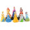 Conjunto de 8 figuras de Frozen - Prendas de Natal 1