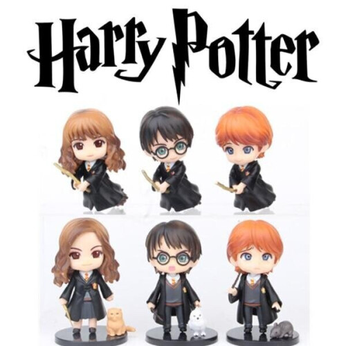 6 pacotes de figuras de Harry Potter 10CM