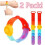 Fidget Toys! Pop it náramky 2-pack | Nastaviteľné | Fun!! 1