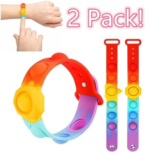 Fidget Toys! Pop it náramky 2-pack | Nastaviteľné | Fun!!