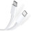 Καλώδιο ταχείας φόρτισης 2M 60W 3A USB-C σε USB-C Type C PD - Λευκό 1
