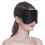 Schlafmaske Augenmaske 100% Seide Schwarz 1