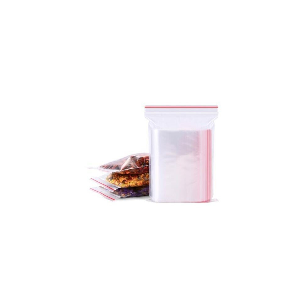 Best Trade 100-Pack 4X6cm Zipper Bags - Reusable, Waterproof Ziplock Storage Pouches (Transparent)